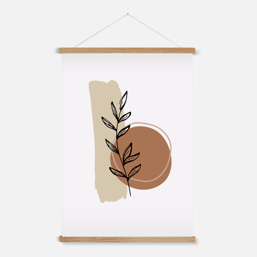 Leaf Plant Nature Home Wall Art Print Living Room Wall Decor