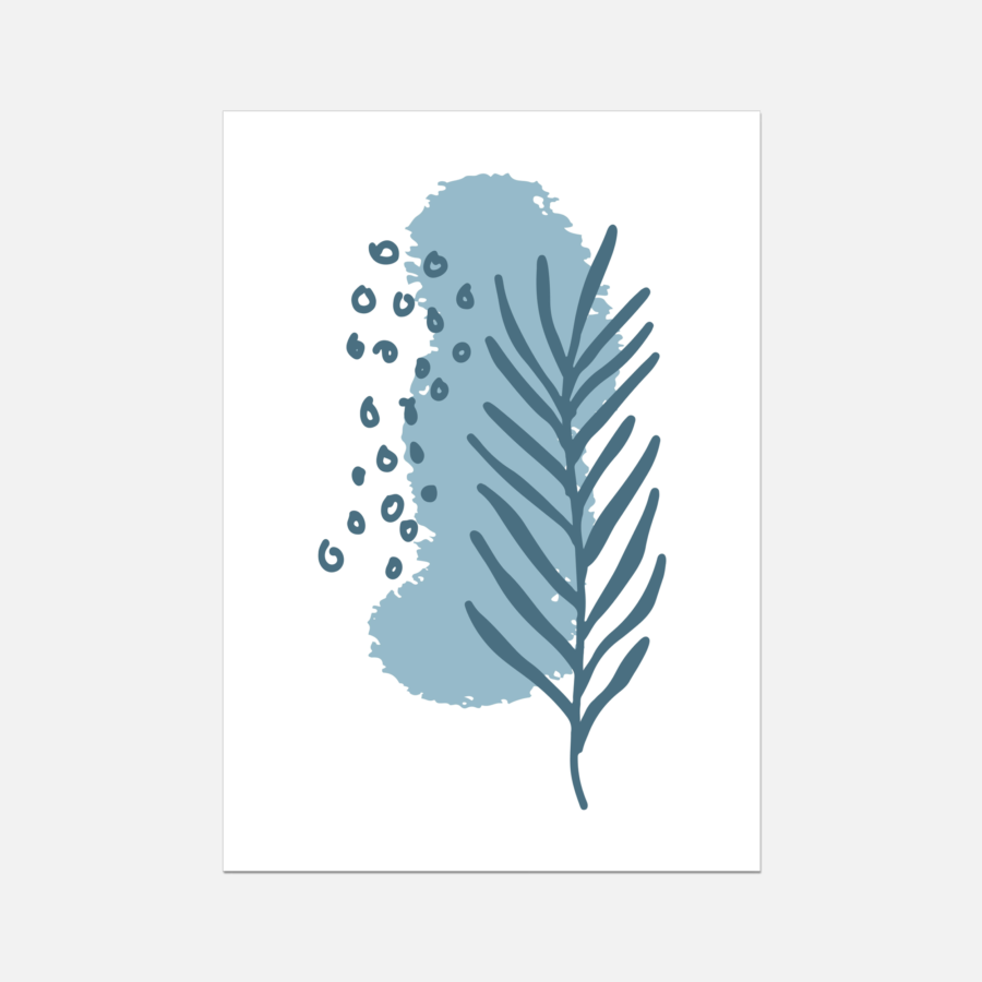 Leaf Print Decor, Planted Print Decor, Nature Botanical Gardening Wall Poster, Modern Interior Decor, Motivational Poster Art