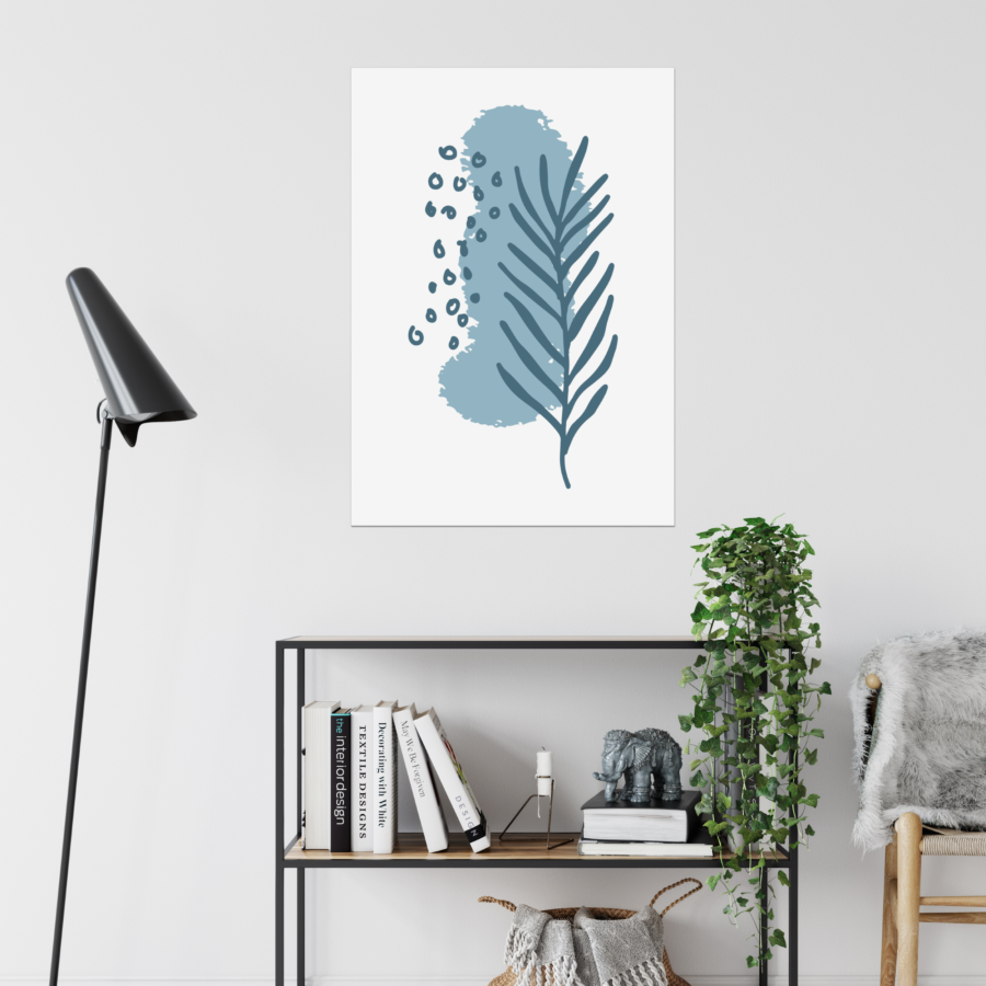 Leaf Print Decor, Planted Print Decor, Nature Botanical Gardening Wall Poster, Modern Interior Decor, Motivational Poster Art